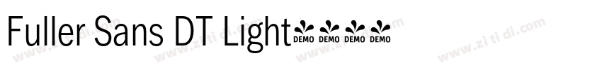 Fuller Sans DT Light字体转换